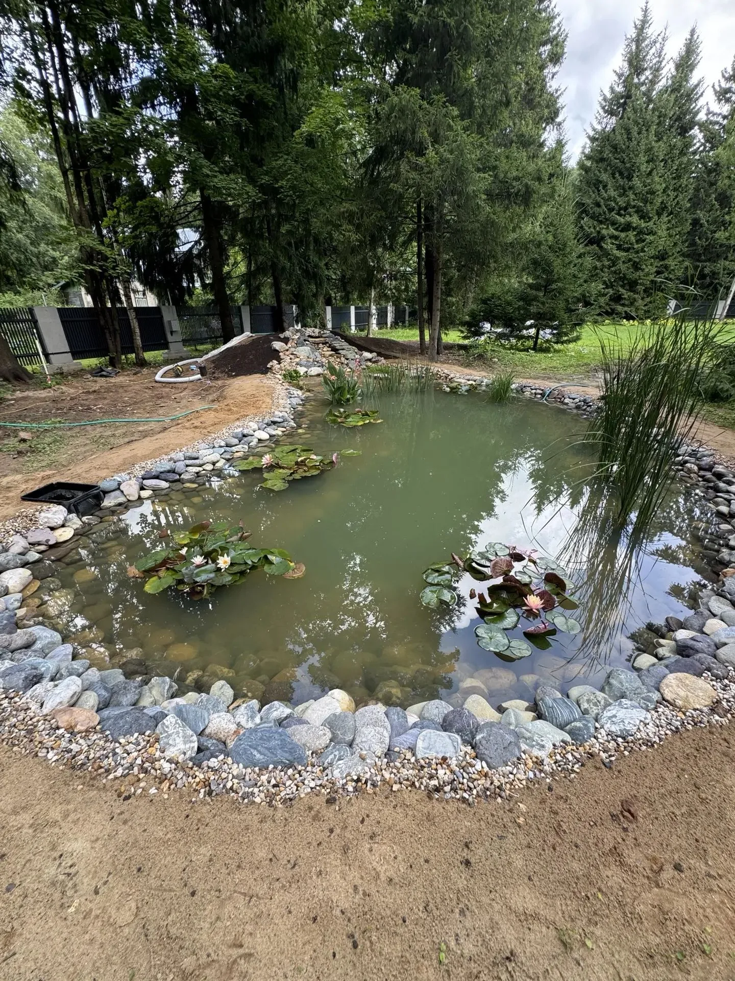 Декоративный водоём в Рязани