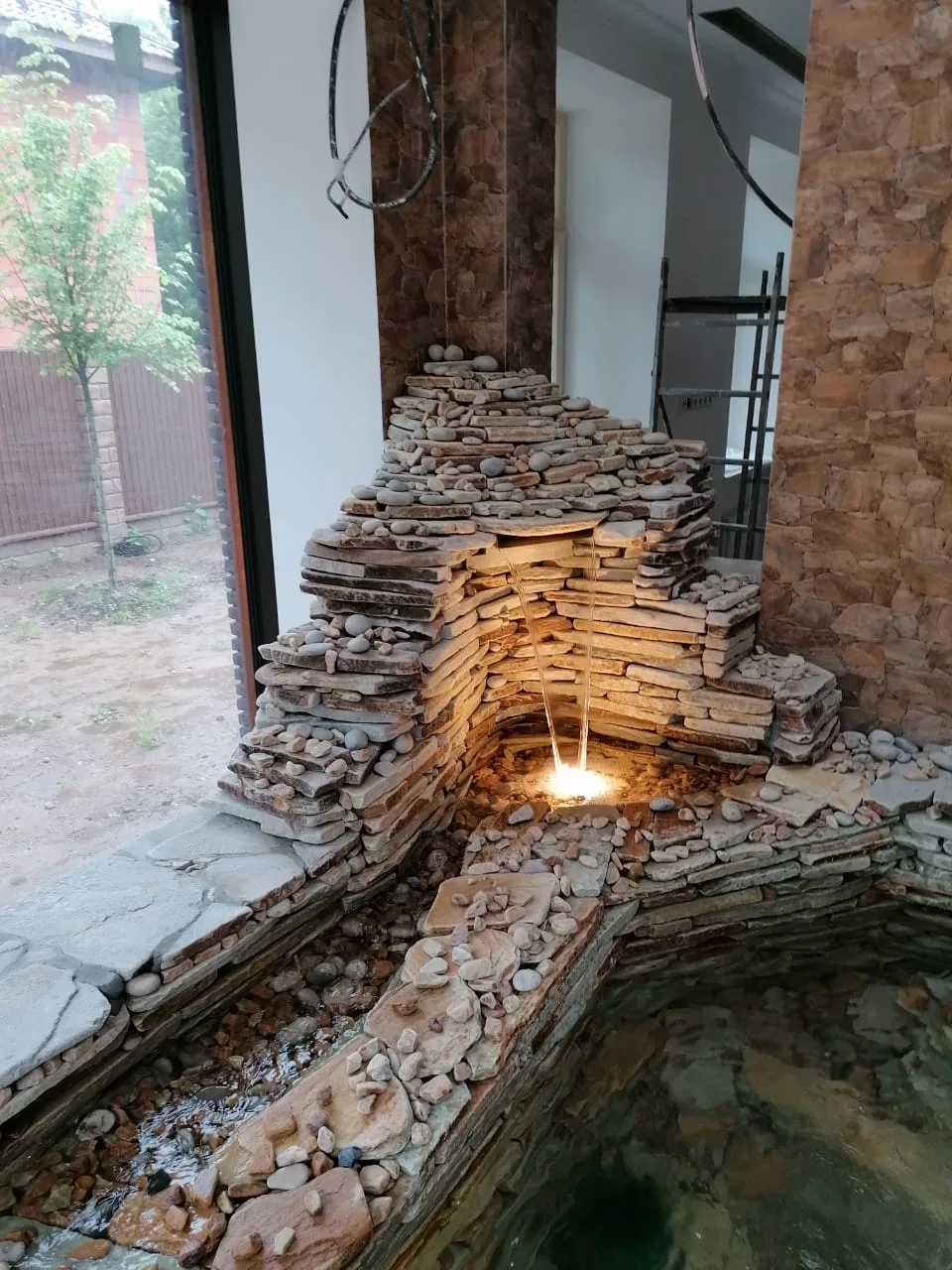 Фото Декоративный водоём в Рязани