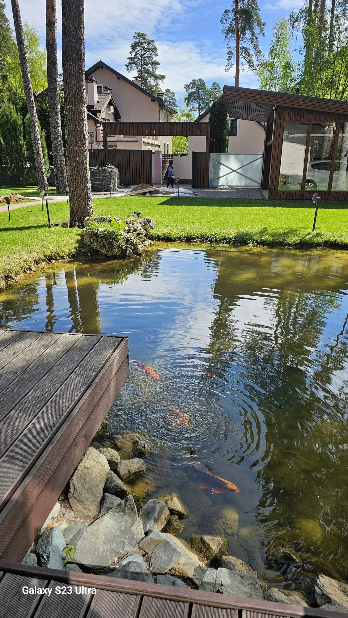 Фото Декоративный водоём в Электростали