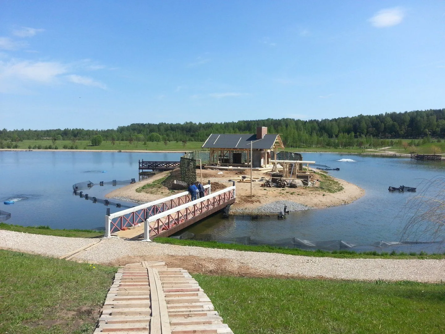 Фермерский рыбный водоем 