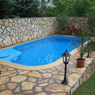 Фото Декоративный водоём из декоративного бетона в Сочи