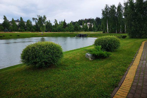 Строительство большого природного водоема к коттеджном поселке в Чехово