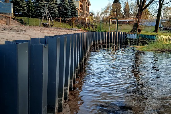 Укрепление берега шпунтом Люберцы