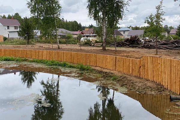 Берегоукрепление лиственницей Обнинск