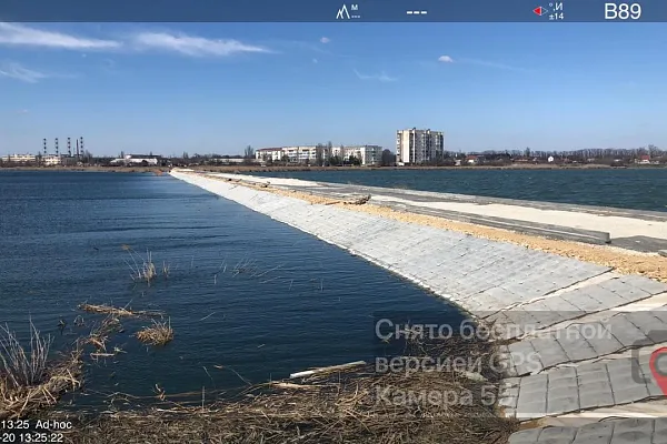Укрепление берега бетоном
