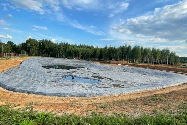 Строительство накопителя для воды в Сергиевом Посаде