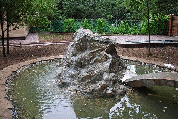 Строительство водопада из камня в Белгородое