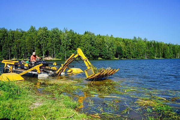 Очистка природного водоема Самарская обл