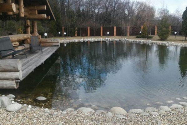 Строительство пруда для купания возле бани в Калуге
