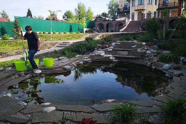 Очистка водоема Волоколамск