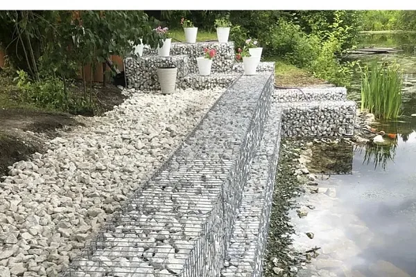 Укрепление габионами