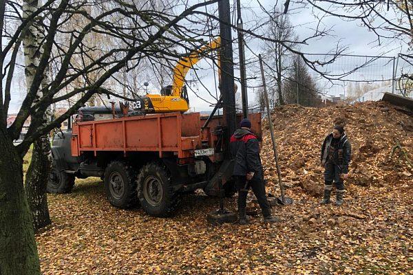 Изыскания для строительства водоема Апрелевка