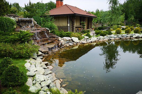 Строительство водопада в Твери