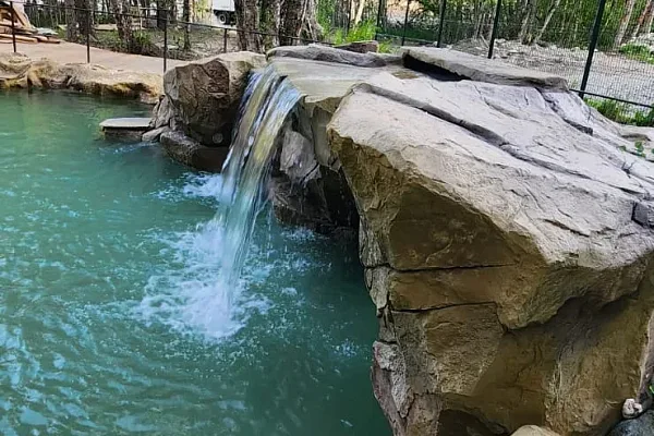 Водоем из арт бетона