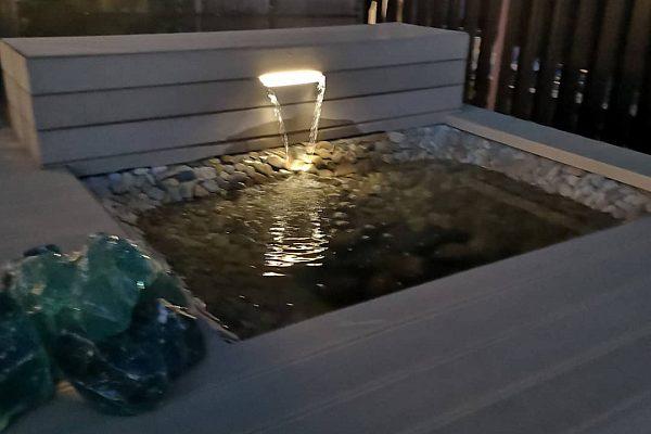 Строительство прудика с водопадом на даче в Кинешме