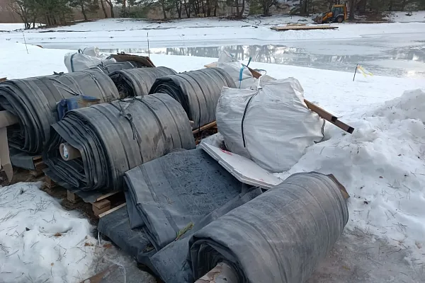 Геомембрана для пруда