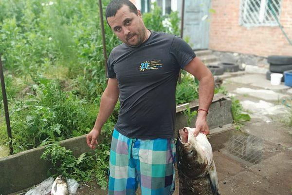 Зарыбление пруда в Владимире