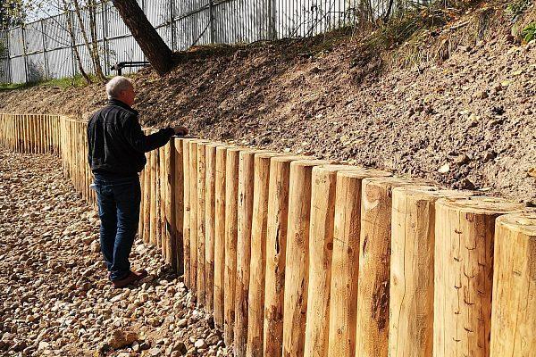 Укрепление берега лиственницей Подольск