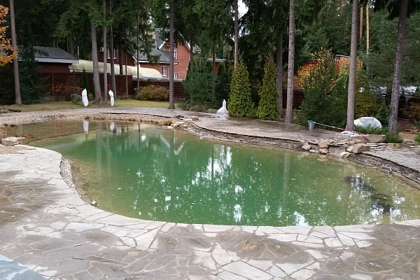 Большой водоем для купания в Осташёво