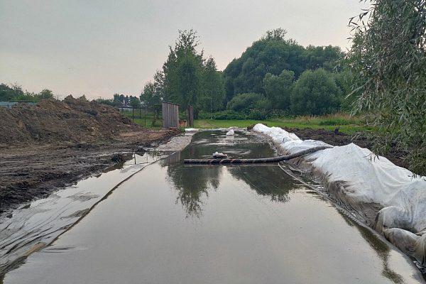 Очистка водоема Московская обл., городской округ Серпухов