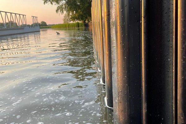 Берегоукрепление водоема Кубинка