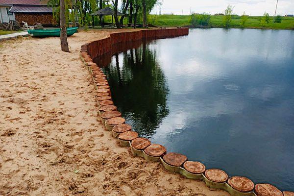 Берегоукрепление лиственницей Обнинск