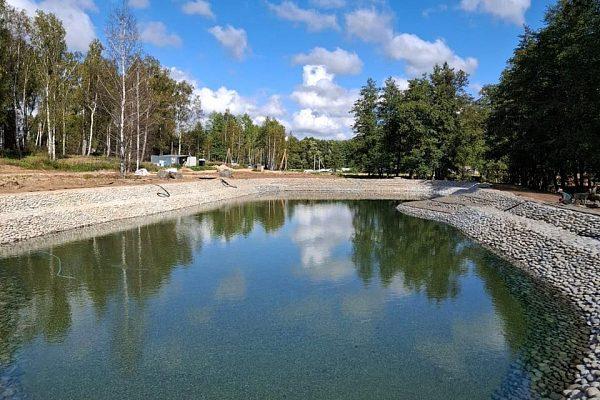 Строительство водоема для рыбалки на базе отдыхе в Белгороде