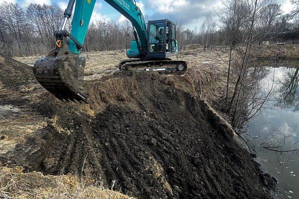 Строительство плавательного водоема с биоплато в Саранске