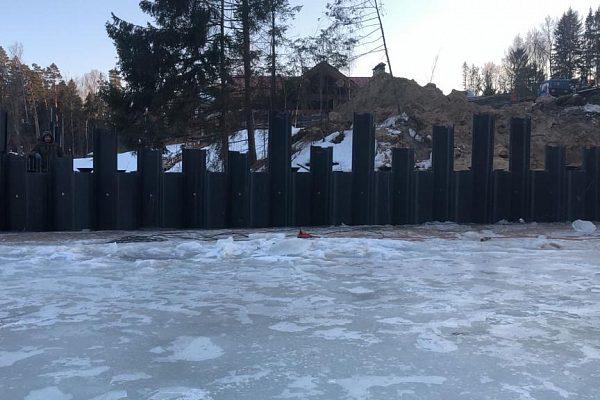 Берегоукрепление водоема Калужская обл., Жуковский муниципальный округ