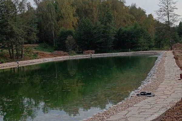 Строительство водоема для рыбалки на базе отдыхе в Белгороде