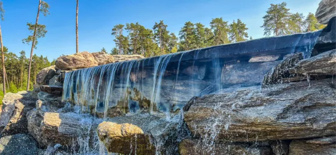 Виды водопадов в ландшафтном дизайне - фото