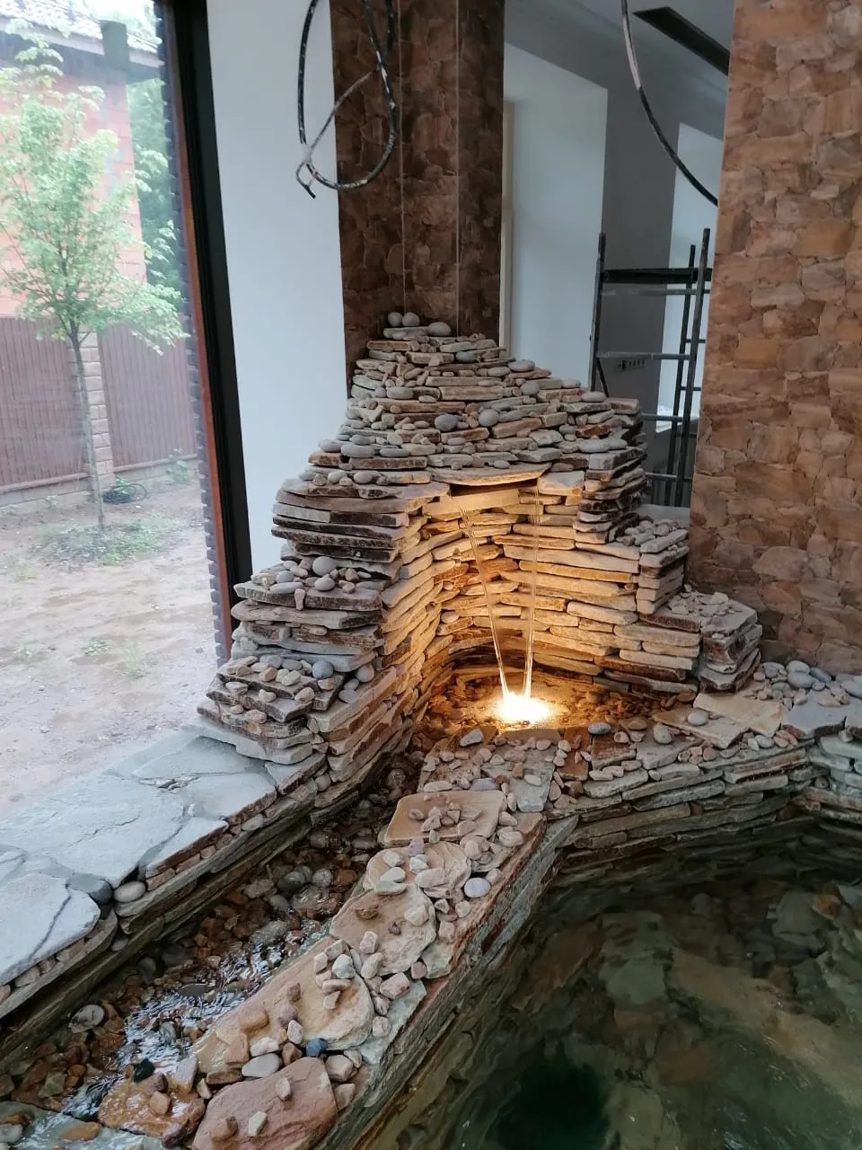 Фото Строительство водоёма на даче в Гороховце