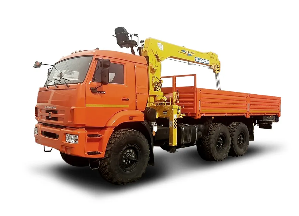 KAMAZ-65117 боротовой с КМУ ИТ150 