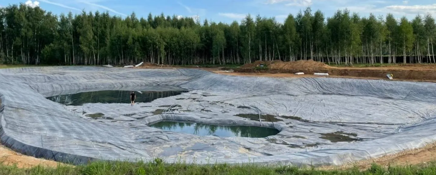 Строительство водоема для рыбалки на базе отдыхе в Белгороде